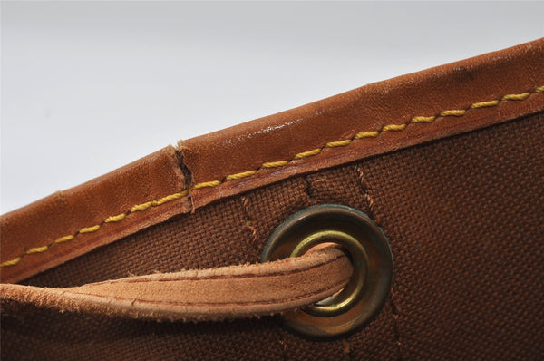 Authentic Louis Vuitton Monogram Petit Noe M42226 Shoulder Drawstring Bag 3606I