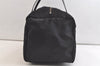 Authentic PRADA Vintage Nylon Tessuto Leather Hand Boston Bag Black Junk 3606K