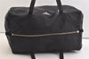 Authentic PRADA Vintage Nylon Tessuto Leather Hand Boston Bag Black Junk 3606K