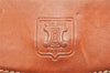 Authentic CELINE Macadam Blason Pattern Clutch Hand Bag PVC Leather Brown 3607K
