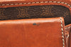 Authentic CELINE Macadam Blason Pattern Clutch Hand Bag PVC Leather Brown 3607K