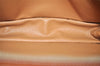 Authentic CELINE Macadam Blason Pattern Clutch Hand Bag PVC Leather Brown 3607K