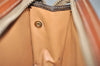 Authentic CELINE Macadam Blason Pattern Clutch Hand Bag PVC Leather Brown 3607K