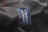 Authentic BURBERRY Vintage Check Shoulder Tote Bag Nylon Navy Blue 3608K