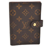 Authentic Louis Vuitton Monogram Agenda PM Notebook Cover R20005 LV 3609K