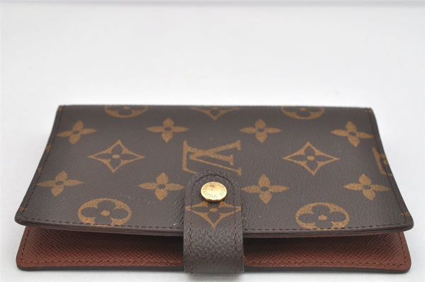 Authentic Louis Vuitton Monogram Agenda PM Notebook Cover R20005 LV 3609K