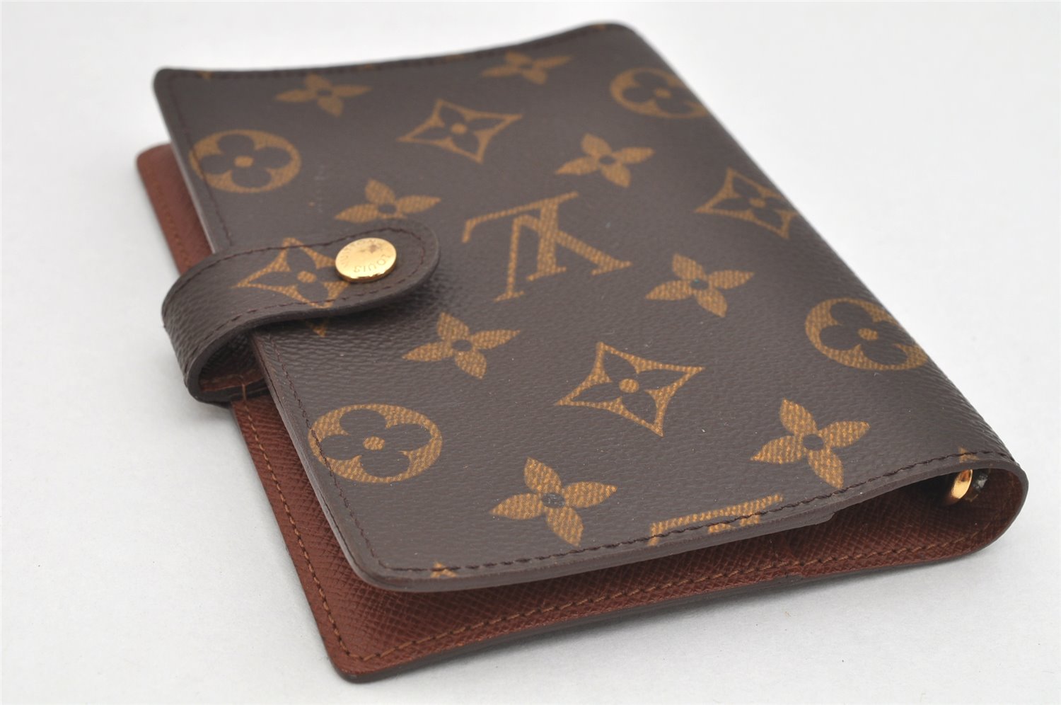 Authentic Louis Vuitton Monogram Agenda PM Notebook Cover R20005 LV 3609K