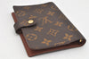 Authentic Louis Vuitton Monogram Agenda PM Notebook Cover R20005 LV 3609K