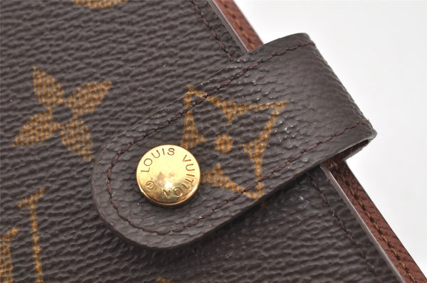 Authentic Louis Vuitton Monogram Agenda PM Notebook Cover R20005 LV 3609K