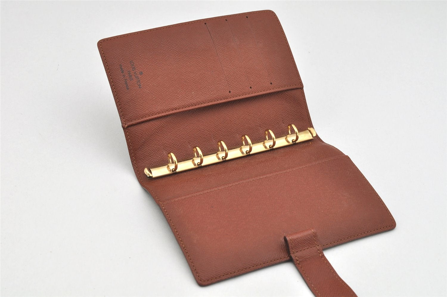 Authentic Louis Vuitton Monogram Agenda PM Notebook Cover R20005 LV 3609K