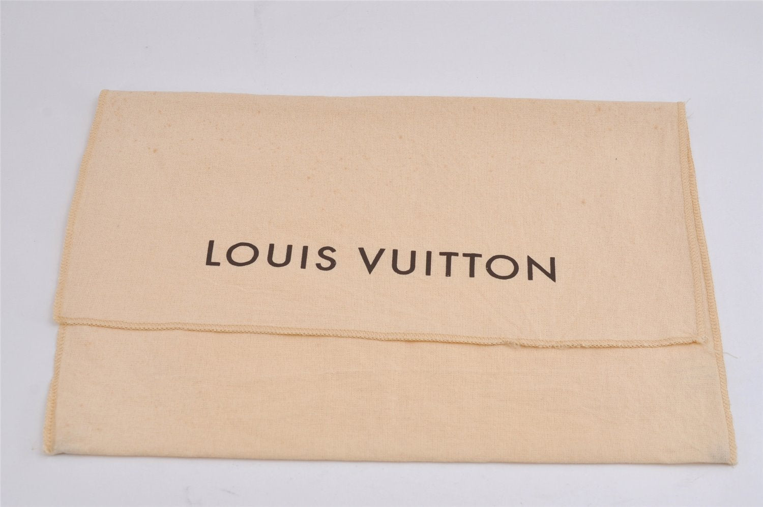 Authentic Louis Vuitton Dust Bag 10 Set Cotton Beige 14.6x10.2x0.2 LV 3611J