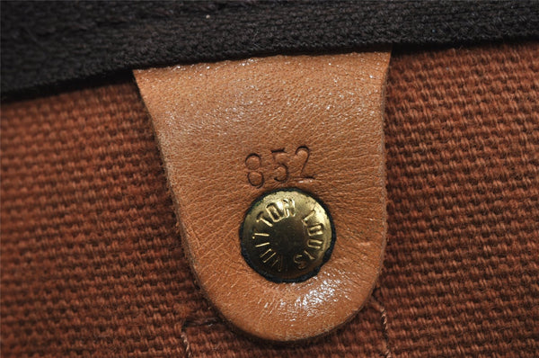 Authentic Louis Vuitton Monogram Keepall 55 Travel Boston Bag M41424 LV 3612I
