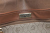 Authentic Christian Dior Honeycomb Shoulder Cross Bag PVC Leather Beige CD 3612K