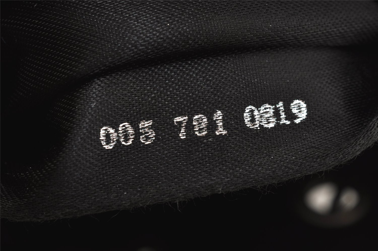 Authentic GUCCI Vintage Bamboo Backpack Purse Enamel Black 3613J