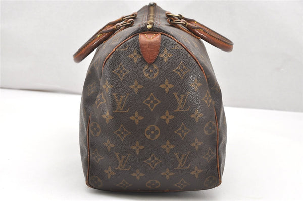 Authentic Louis Vuitton Monogram Speedy 35 Hand Boston Bag Old Model LV 3613K