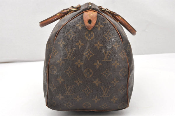 Authentic Louis Vuitton Monogram Speedy 35 Hand Boston Bag Old Model LV 3613K