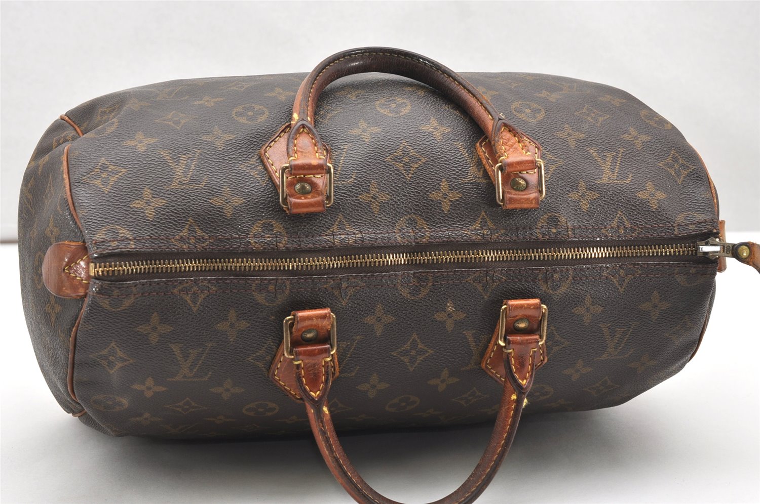 Authentic Louis Vuitton Monogram Speedy 35 Hand Boston Bag Old Model LV 3613K