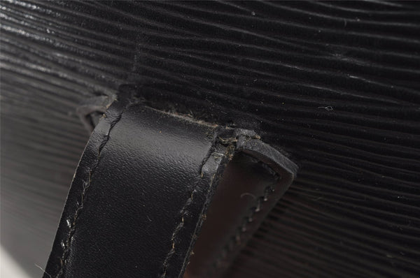 Auth Louis Vuitton Epi Saint Jacques Shopping Shoulder Bag Black M52262 LV 3614I