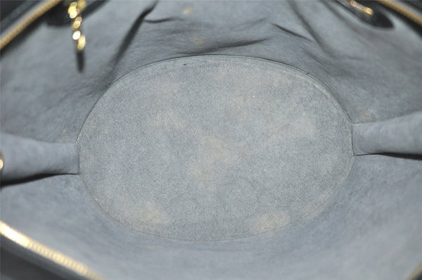 Auth Louis Vuitton Epi Saint Jacques Shopping Shoulder Bag Black M52262 LV 3614I