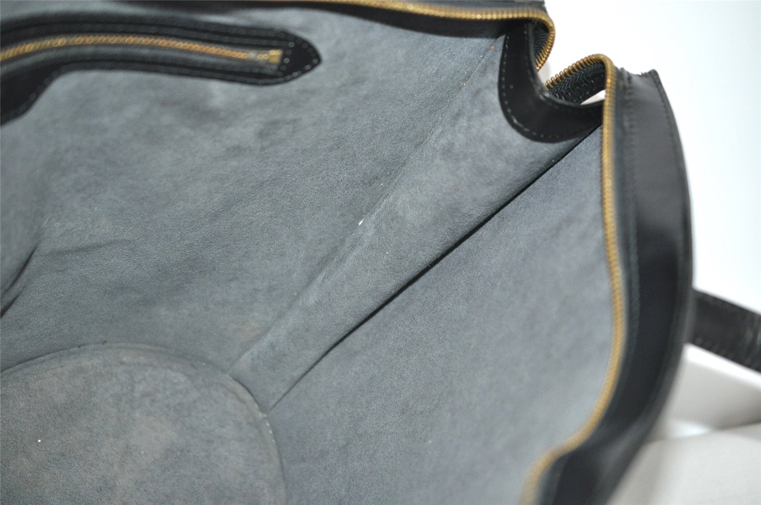 Auth Louis Vuitton Epi Saint Jacques Shopping Shoulder Bag Black M52262 LV 3614I