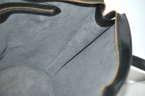 Auth Louis Vuitton Epi Saint Jacques Shopping Shoulder Bag Black M52262 LV 3614I