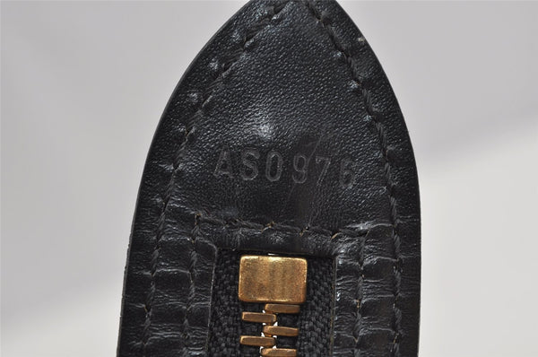 Auth Louis Vuitton Epi Saint Jacques Shopping Shoulder Bag Black M52262 LV 3614I