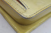 Auth Louis Vuitton Monogram Vernis Mott Shoulder Hand Bag Yellow M91030 LV 3614K