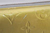 Auth Louis Vuitton Monogram Vernis Mott Shoulder Hand Bag Yellow M91030 LV 3614K
