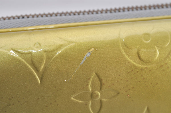 Auth Louis Vuitton Monogram Vernis Mott Shoulder Hand Bag Yellow M91030 LV 3614K