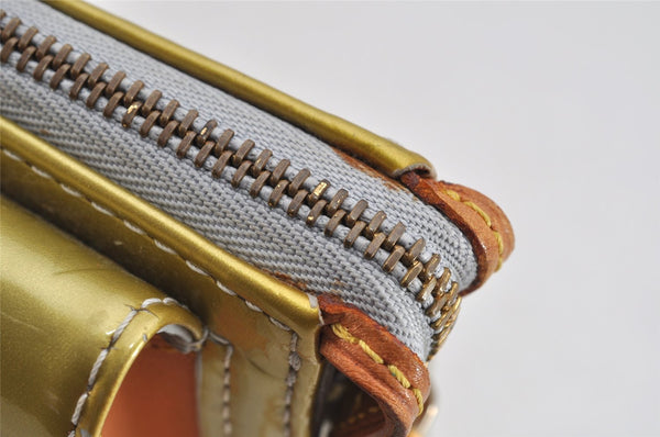 Auth Louis Vuitton Monogram Vernis Mott Shoulder Hand Bag Yellow M91030 LV 3614K