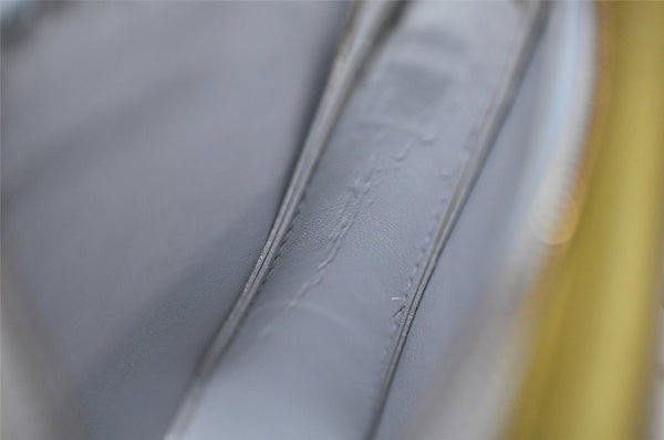 Auth Louis Vuitton Monogram Vernis Mott Shoulder Hand Bag Yellow M91030 LV 3614K