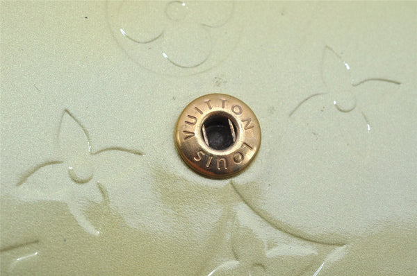 Auth Louis Vuitton Monogram Vernis Mott Shoulder Hand Bag Yellow M91030 LV 3614K