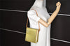 Auth Louis Vuitton Monogram Vernis Mott Shoulder Hand Bag Yellow M91030 LV 3614K