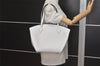 Authentic Louis Vuitton Epi Saint Jacques Shoulder Bag White M50045 LV 3615I
