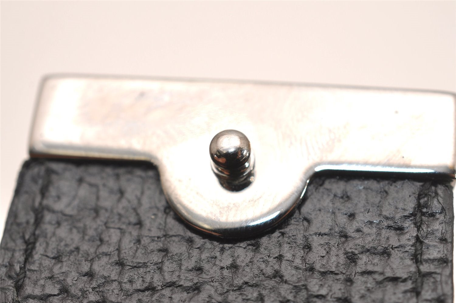 Authentic GUCCI Notebook Cover Purse GG Canvas Leather 115240 Black 3615J