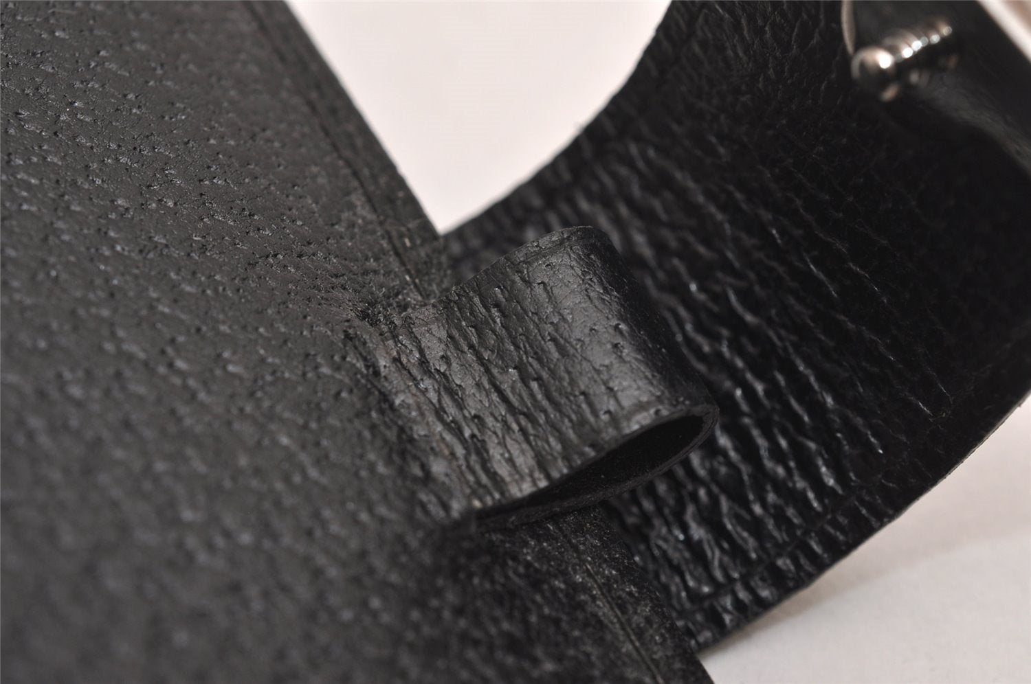 Authentic GUCCI Notebook Cover Purse GG Canvas Leather 115240 Black 3615J