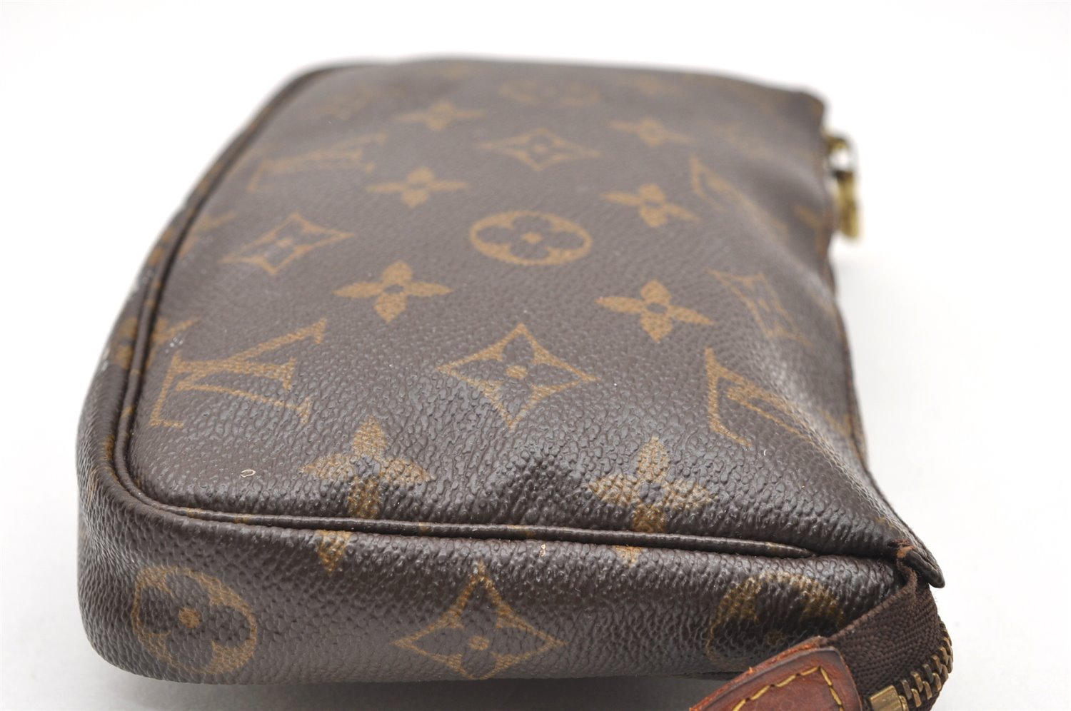 Authentic Louis Vuitton Monogram Pochette Accessoires Pouch M51980 LV 3615K