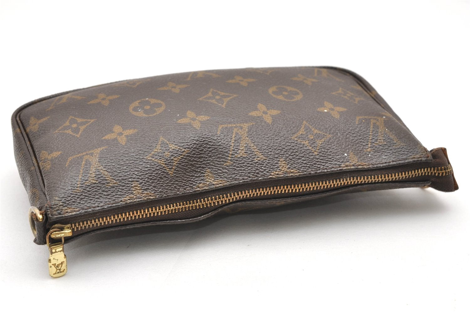 Authentic Louis Vuitton Monogram Pochette Accessoires Pouch M51980 LV 3615K