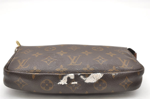 Authentic Louis Vuitton Monogram Pochette Accessoires Pouch M51980 LV 3615K