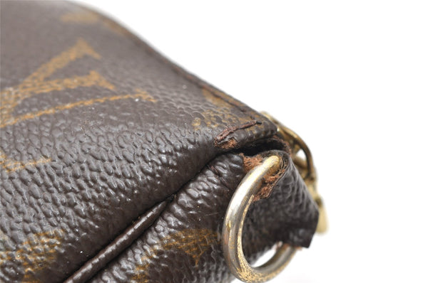 Authentic Louis Vuitton Monogram Pochette Accessoires Pouch M51980 LV 3615K