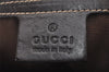 Authentic GUCCI Shoulder Hand Tote Bag GG Canvas Leather 203624 Brown 3616I