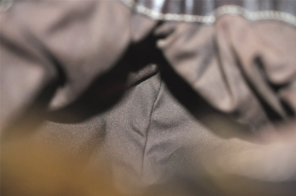 Authentic GUCCI Shoulder Hand Tote Bag GG Canvas Leather 203624 Brown 3616I