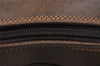 Authentic GUCCI Rigate Line Shoulder Cross Bag Purse GG PVC Leather Brown 3616K
