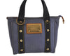 Authentic Louis Vuitton Antigua Cabas PM Hand Bag Blue M40090 LV 3617J