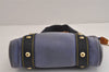 Authentic Louis Vuitton Antigua Cabas PM Hand Bag Blue M40090 LV 3617J
