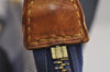 Authentic Louis Vuitton Antigua Cabas PM Hand Bag Blue M40090 LV 3617J