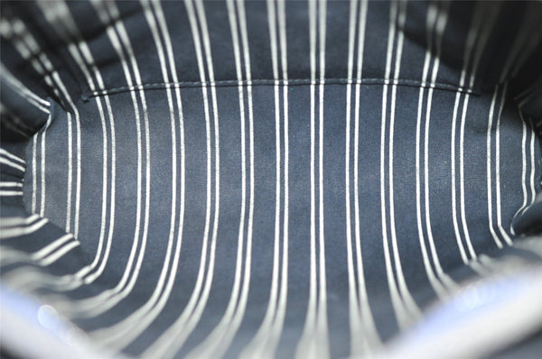 Authentic Louis Vuitton Antigua Cabas PM Hand Bag Blue M40090 LV 3617J