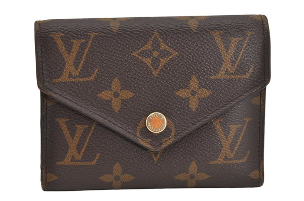 Auth Louis Vuitton Monogram Portefeuille Victorine Purse Wallet M62472 LV 3618K