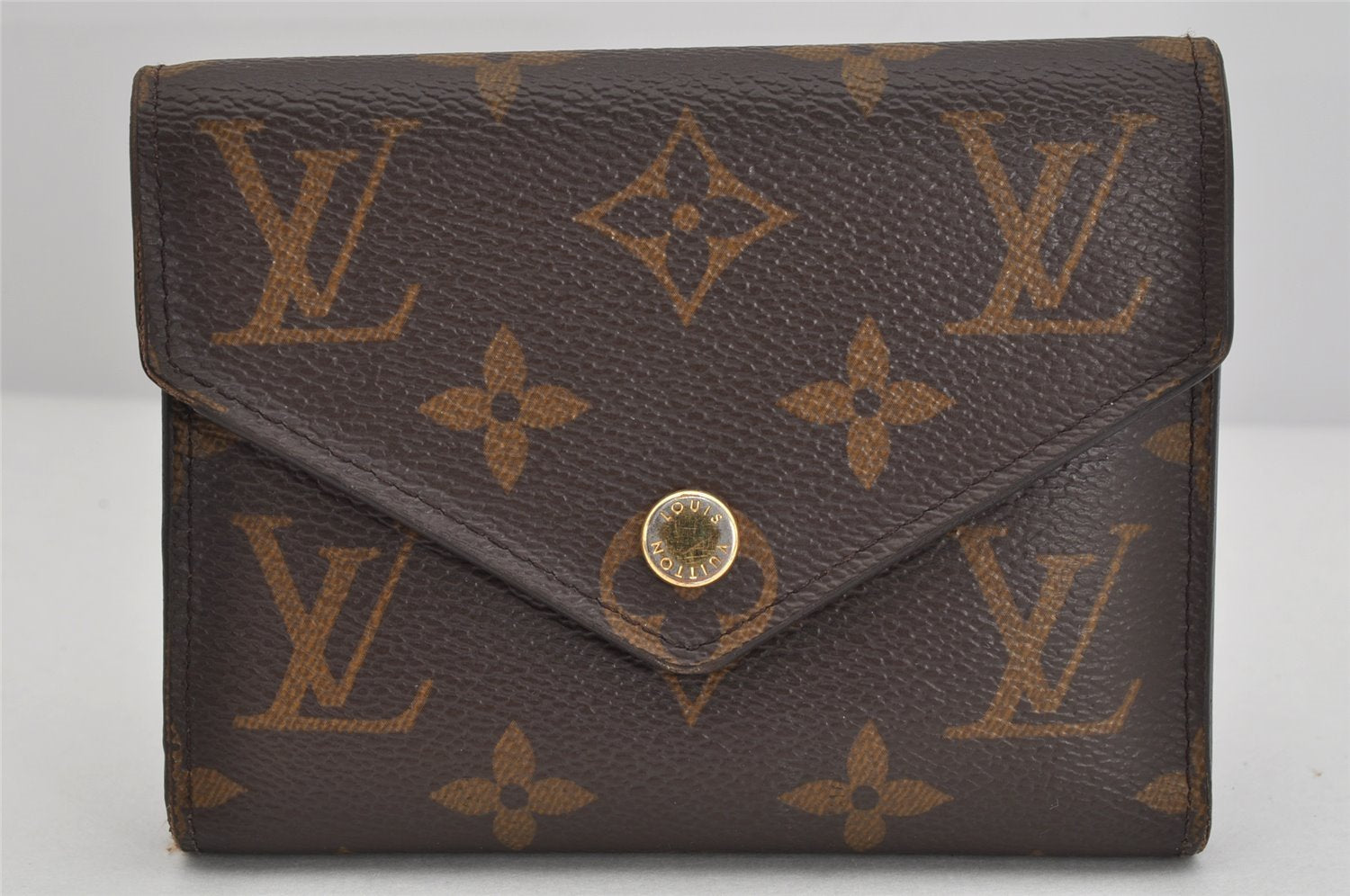 Auth Louis Vuitton Monogram Portefeuille Victorine Purse Wallet M62472 LV 3618K