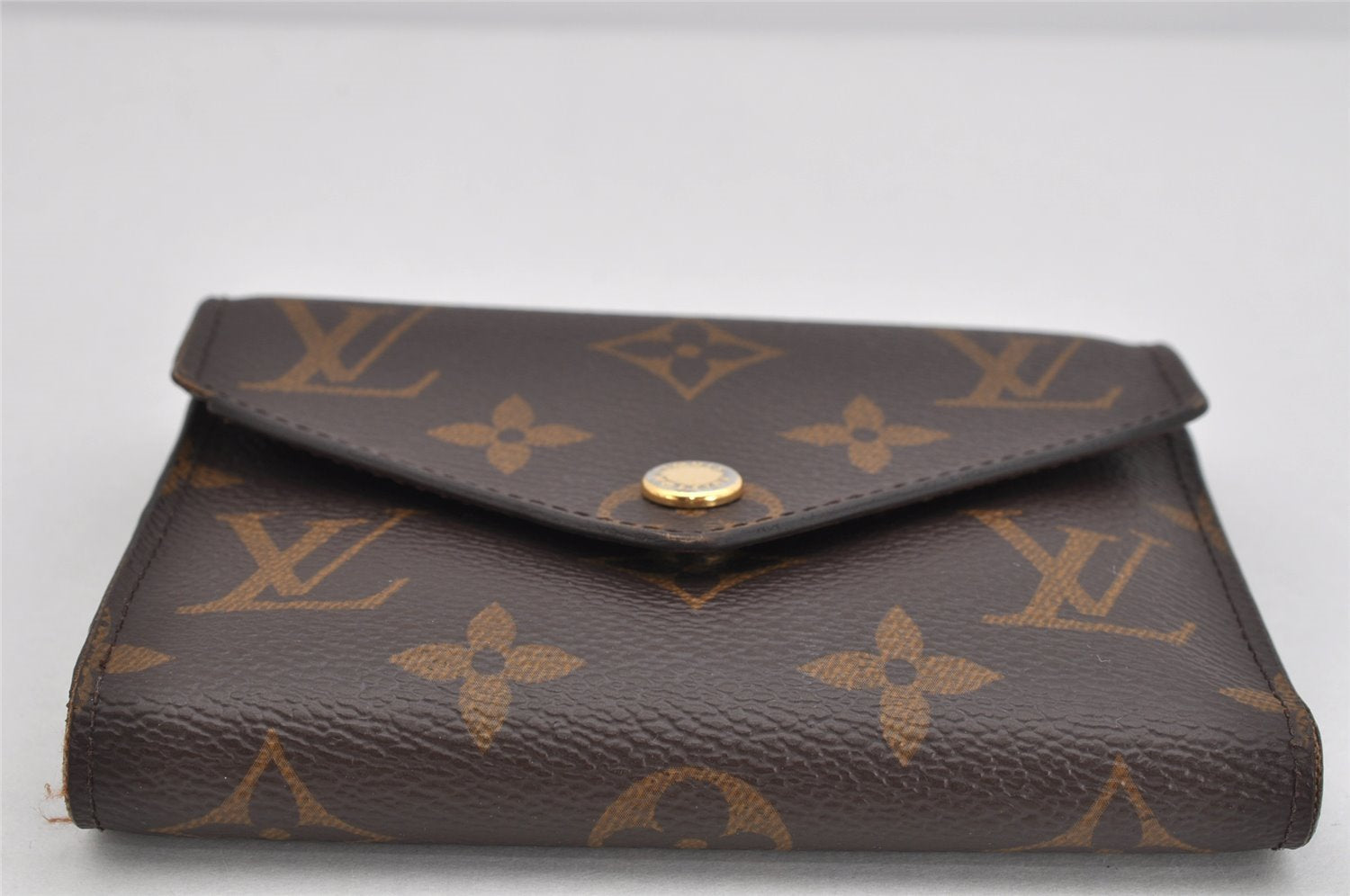 Auth Louis Vuitton Monogram Portefeuille Victorine Purse Wallet M62472 LV 3618K